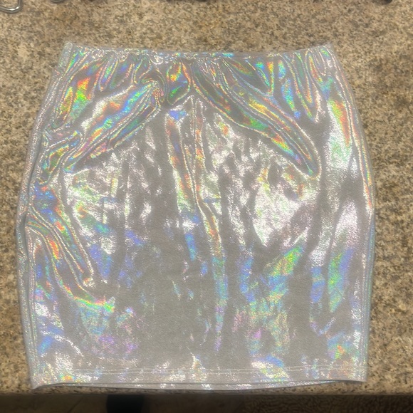 Metallic two-piece skirt set, sparkle - Picture 2 of 7